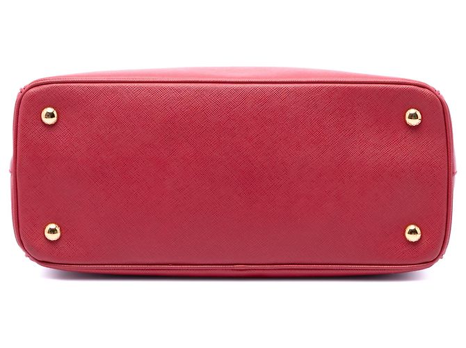 Borsa Prada Red Medium Saffiano Lux Galleria Satchel Rosso - vista 3