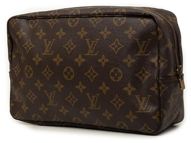 Louis Vuitton Brown Monogram Trousse Toilette 28 Marrone - vista 2