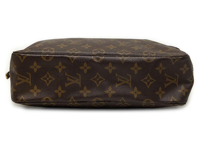 Louis Vuitton Brown Monogram Trousse Toilette 28 Marrone - vista 3