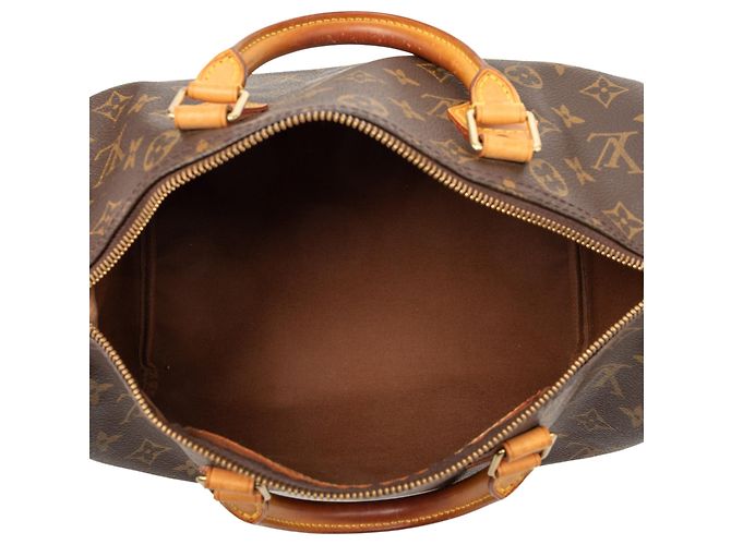 Louis Vuitton Brown Monogram Speedy 30 Marrone - vista 4