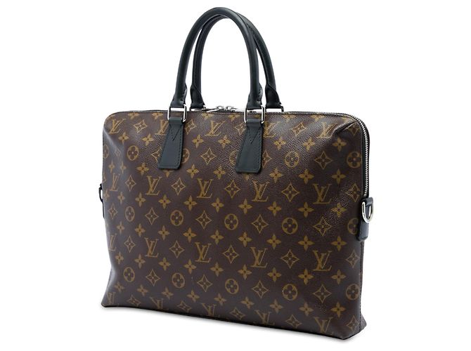 Louis Vuitton Brown Monogram Macassar Porte Documents Jour - vista 2
