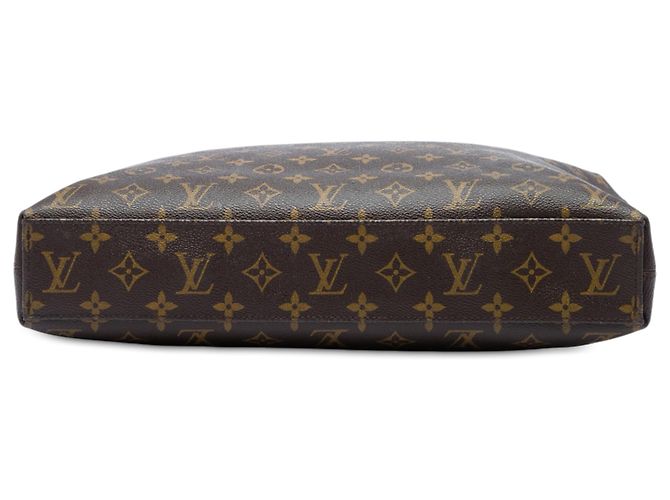 Louis Vuitton Brown Monogram Macassar Porte Documents Jour - vista 3