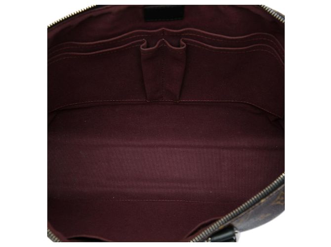 Louis Vuitton Brown Monogram Macassar Porte Documents Jour - vista 4