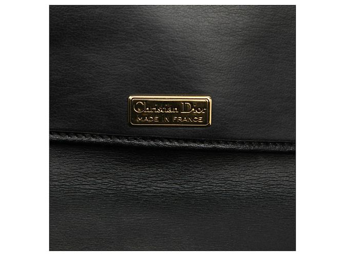 Borsa crossbody Dior in pelle nera Nero - vista 5