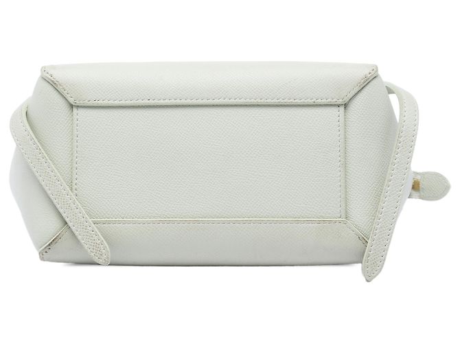 Belt Bag Céline Celine Bolsa Cinto Nano em Pele de Bezerro Grão Cinza Marrom - vista 3