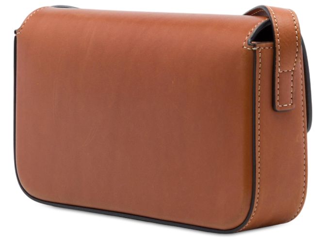 Céline Borsa a spalla Claude Celine in vitello lucido marrone - vista 2