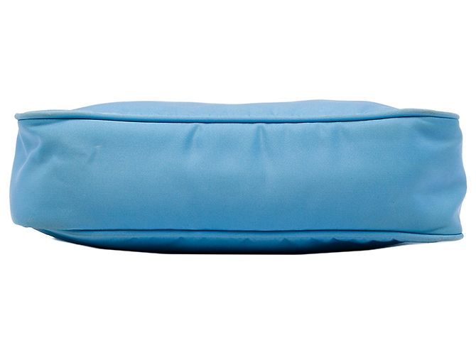 Borsa a tracolla Prada Blue Mini Tessuto Re Edition 2000 - vista 3