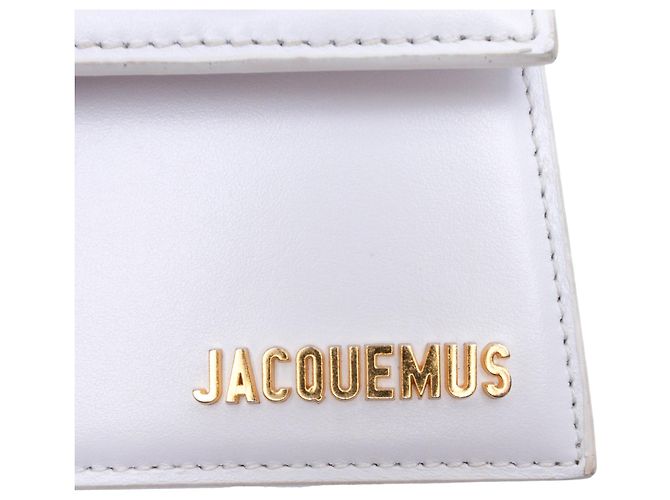 Jacquemus Le Chiquito Moyen in pelle bianca Bianco - vista 5