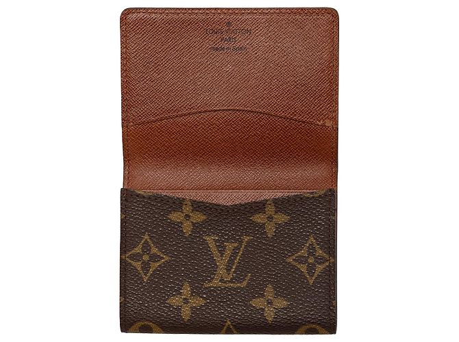 Tarjetero Louis Vuitton Brown Monogram Envelope Castaño - vista 4