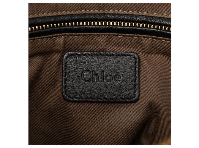 Chloé Marcie Satchel aus Leder in Schwarz, Medium - Ansicht 5