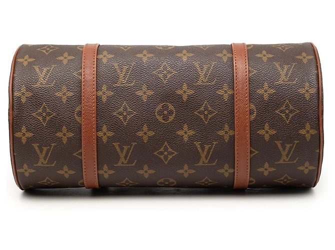 Louis Vuitton Brown Monogram Papillon 30 Marrone - vista 3