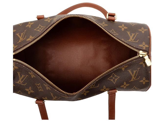 Louis Vuitton Brown Monogram Papillon 30 Marrone - vista 4