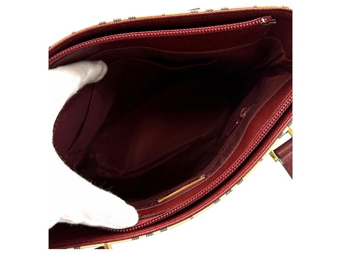Burberry Beige House Check Canvas Tote - view 5