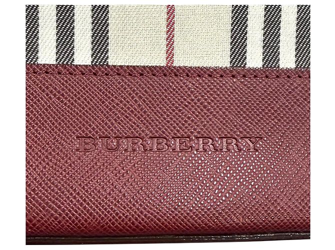 Burberry Beige House Check Canvas Tote - view 7