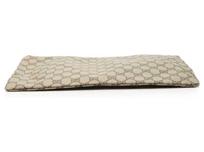 Gucci Beige GG Supreme Clutch - Ansicht 3