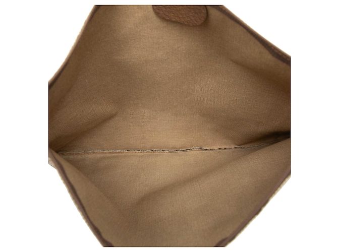 Gucci Beige GG Supreme Clutch - Ansicht 4