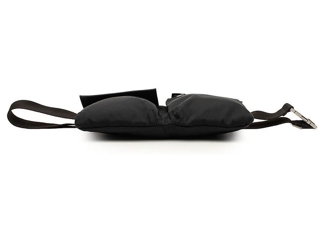 Borsello da cintura Gucci in nylon nero con doppia tasca - vista 3