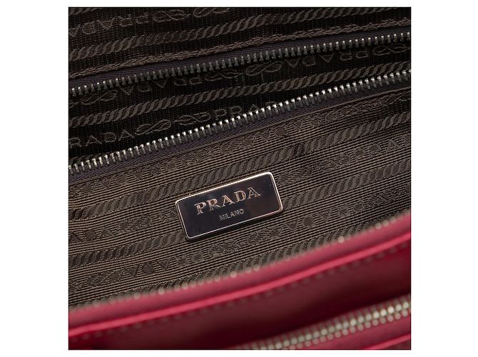 Borsa Business Prada Red Saffiano Rosso - vista 5