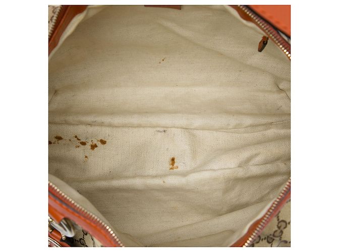 Borsa a tracolla Gucci Sukey in tela GG beige - vista 4