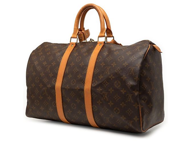 Louis Vuitton Brown Monogram Keepall 45 Marrone - vista 2