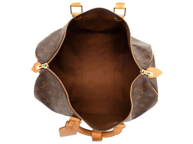 Louis Vuitton Brown Monogram Keepall 45 Marrone - vista 4