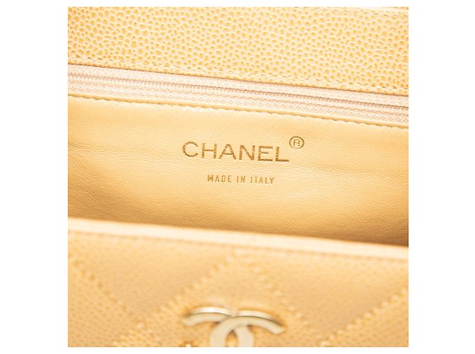 Chanel Beige CC Steppenechtleder Caviar Tote - Ansicht 5