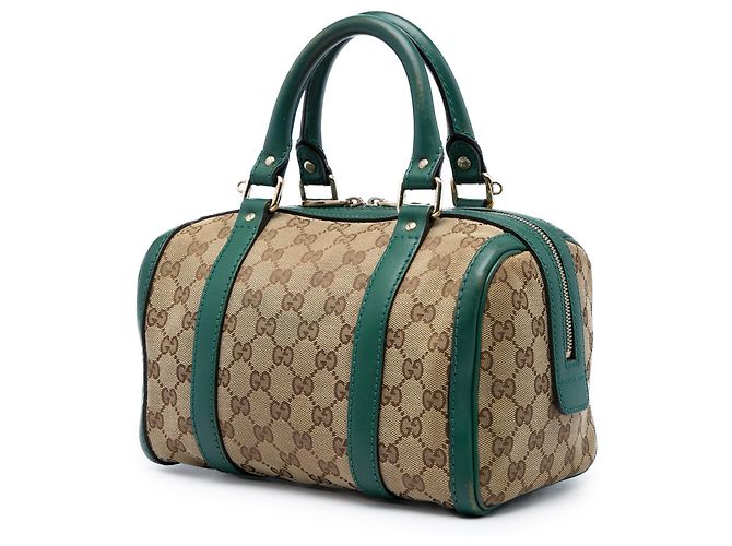 Borsa Boston Gucci Joy Small in tela GG beige - vista 2