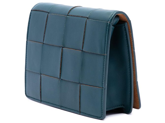 Bottega Veneta Borsa a tracolla Mini Nappa Maxi Intrecciato Cassette Nera Nero - vista 2