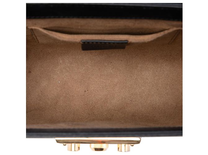 Gucci Beige Small GG Supreme Padlock Crossbody - vista 4