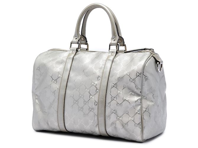 Gucci Joy Boston Tasche Medium mit silbernem GG-Print - Ansicht 2