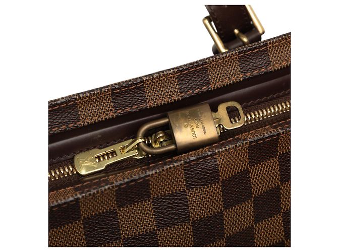 Louis Vuitton Brown Damier Ebene Chelsea Marrone - vista 7