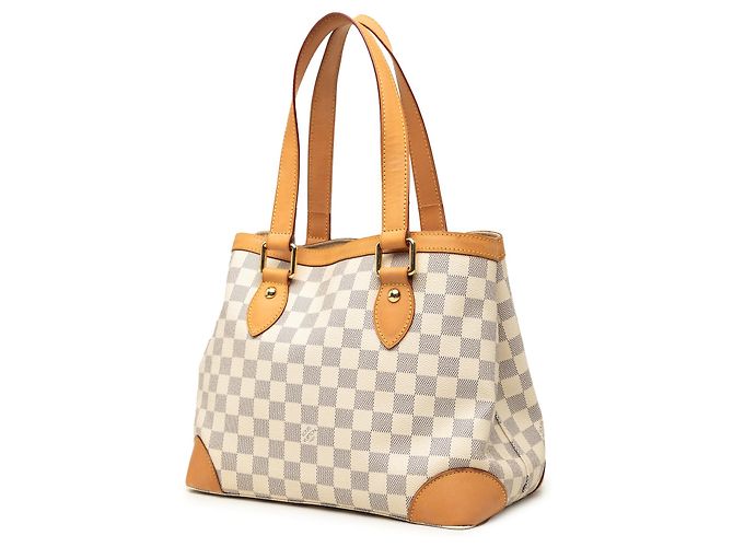 Louis Vuitton White Damier Azur Hampstead PM Bianco - vista 2