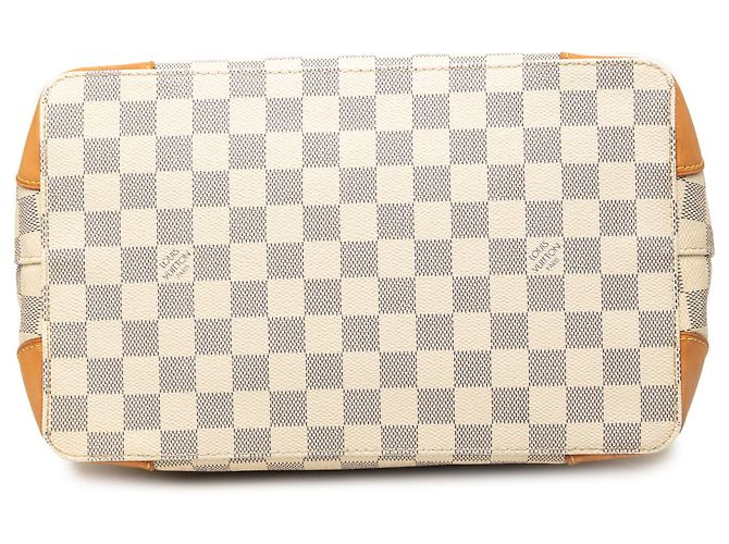 Louis Vuitton White Damier Azur Hampstead PM Bianco - vista 3