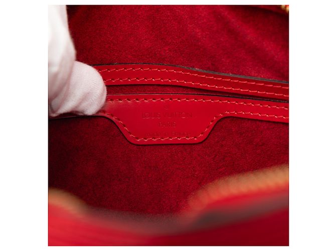 Louis Vuitton Red Epi Soufflot Rosso - vista 5