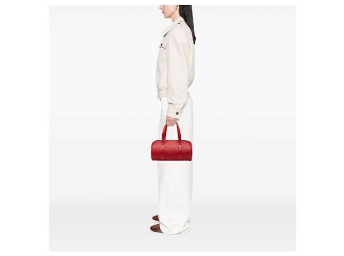 Louis Vuitton Red Epi Soufflot Rosso - vista 6