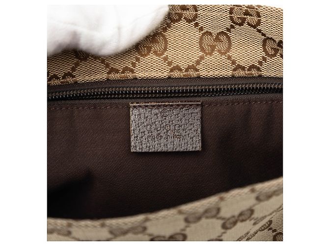 Bandolera Gucci Beige GG Canvas Web - vista 5