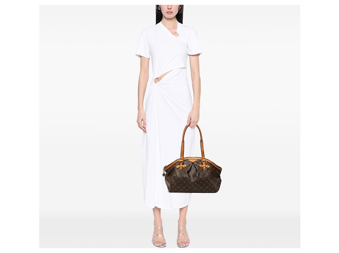 Louis Vuitton Brown Monogram Tivoli GM Marrone - vista 7