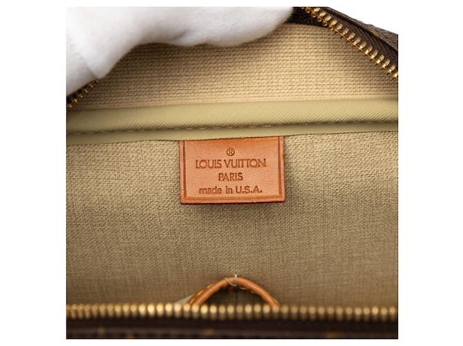 Louis Vuitton Brown Monogram Deauville Marrone - vista 5