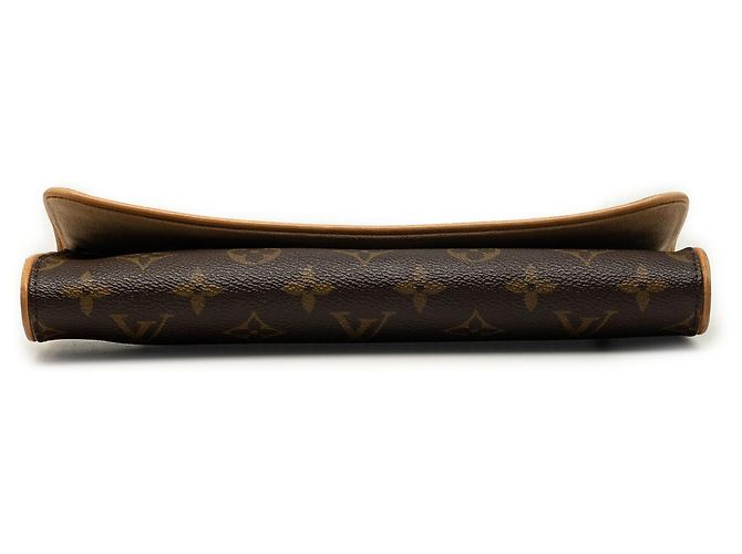 Louis Vuitton Brown Monogram Pochette Twin GM Marrone - vista 3