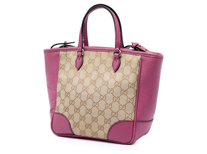Borsa Gucci Bree Small in tela GG beige - vista 2