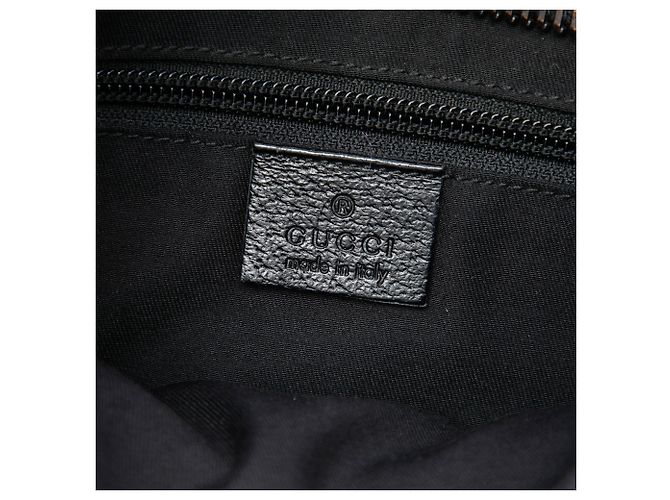 Borsa a tracolla Gucci in canvas GG nero - vista 5