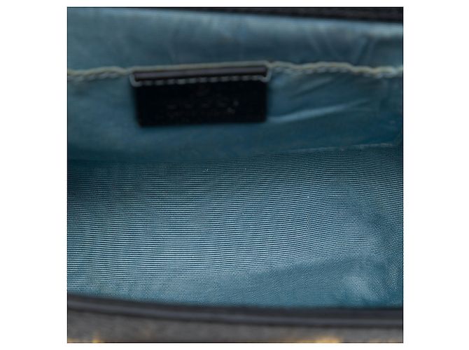 Padlock Gucci Borsa a tracolla Small in pelle di vitello nera con Bee Star e lucchetto Nero - vista 4