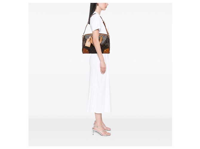 Louis Vuitton Brown Monogram Retiro PM Marrone - vista 5