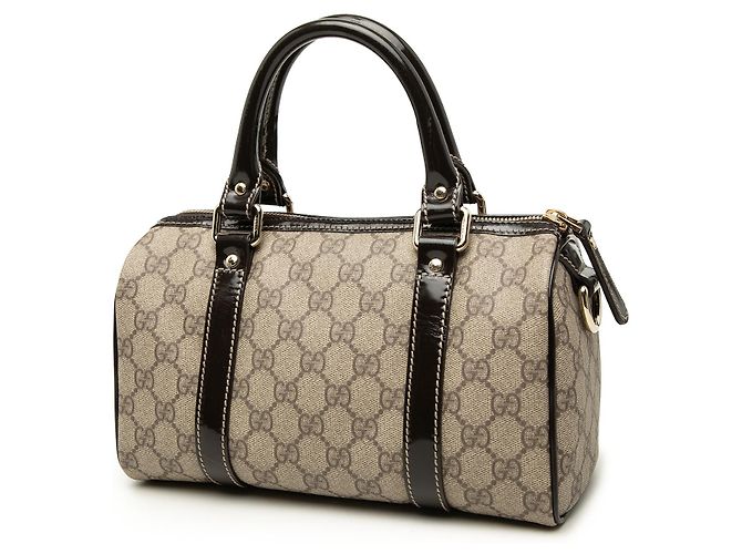 Borsa Boston Gucci Beige Small GG Supreme Joy - vista 2