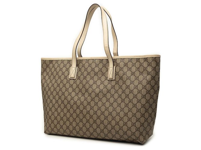 Bolso Tote Gucci Beige Large GG Supreme - vista 2