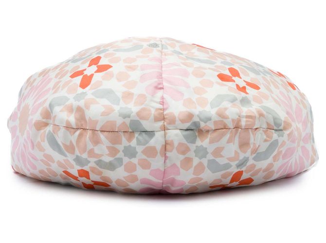Borsa Hobo LOEWE in seta stampata Anagram bianca Bianco - vista 3