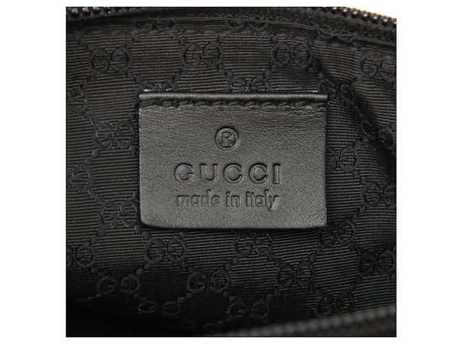 Gucci Black Denim Boat Nero - vista 5