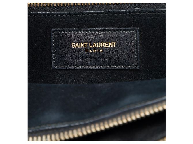 Borsa Saint Laurent Sac De Jour in pelle nera, dimensione Medium Nero - vista 5