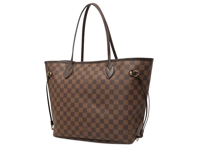 Louis Vuitton Brown Damier Ebene Neverfull MM Marrone - vista 2