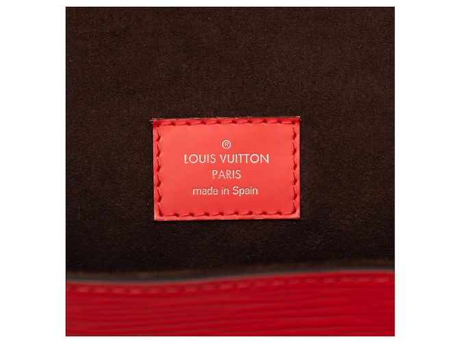 Louis Vuitton Red Epi Cluny MM Rosso - vista 5